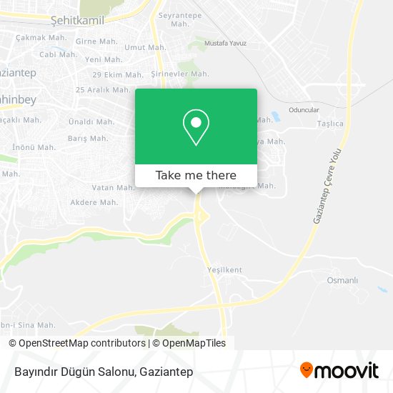 Bayındır Dügün Salonu map