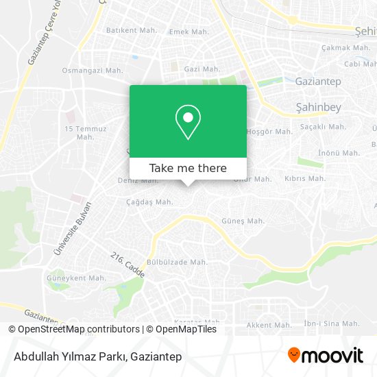 Abdullah Yılmaz Parkı map