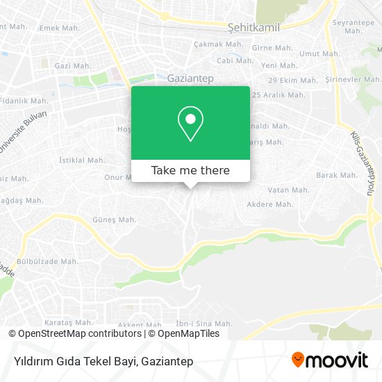 Yıldırım Gıda Tekel Bayi map