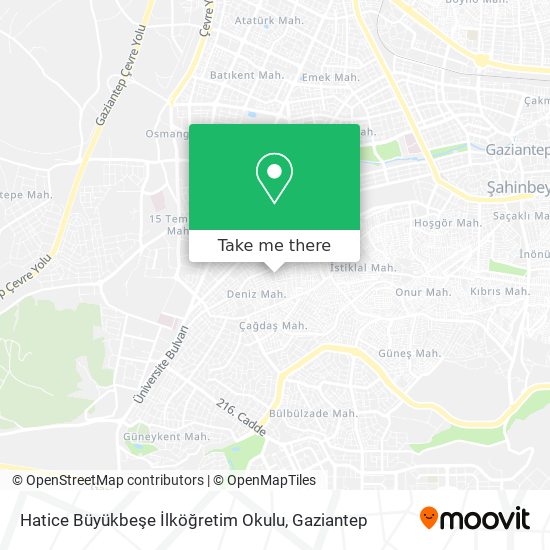 Hatice Büyükbeşe İlköğretim Okulu map
