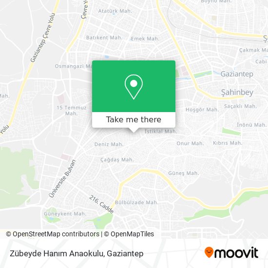 Zübeyde Hanım Anaokulu map
