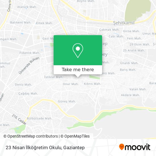 23 Nisan İlköğretim Okulu map