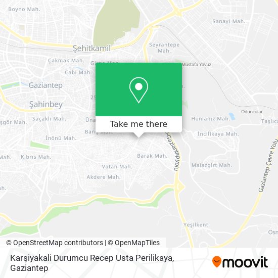 Karşiyakali Durumcu Recep Usta Perilikaya map