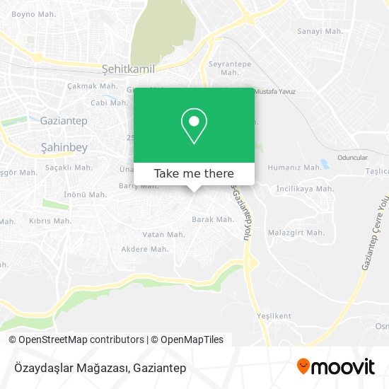 Özaydaşlar Mağazası map