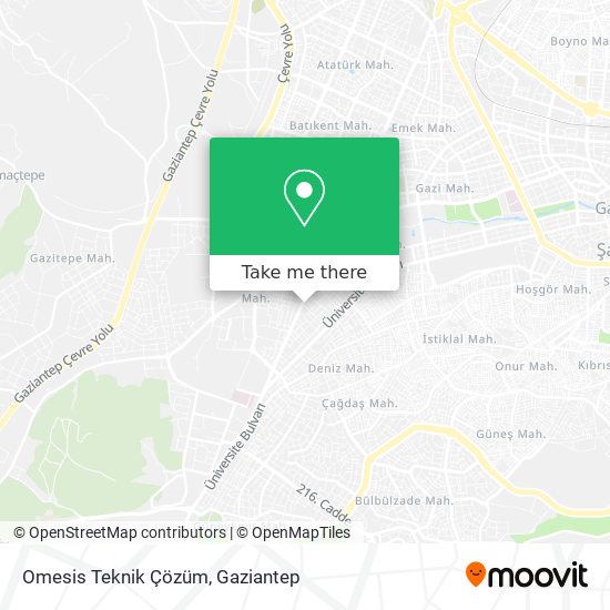 Omesis Teknik Çözüm map