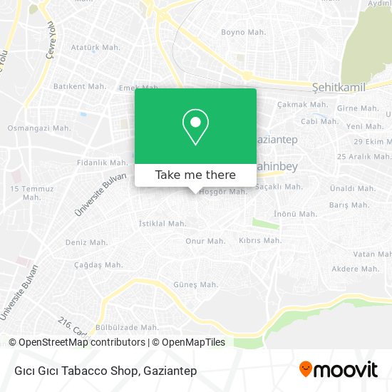 Gıcı Gıcı Tabacco Shop map