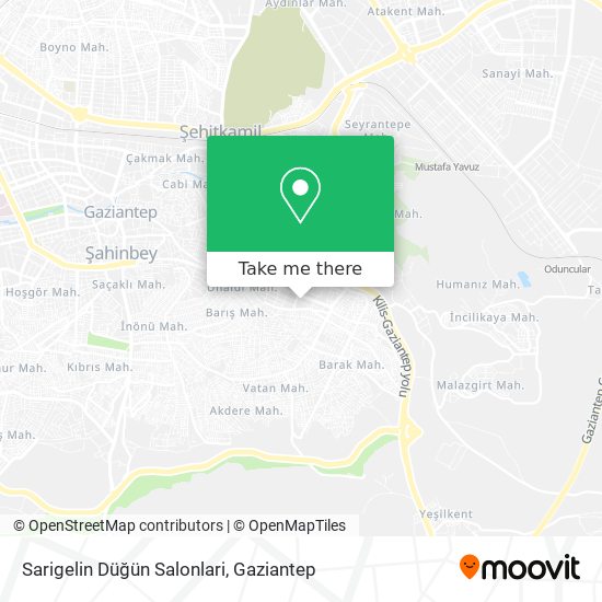 Sarigelin Düğün Salonlari map