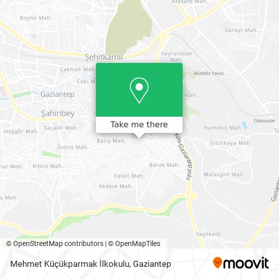 Mehmet Küçükparmak İlkokulu map