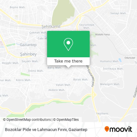 Bozoklar Pide ve Lahmacun Fırını map