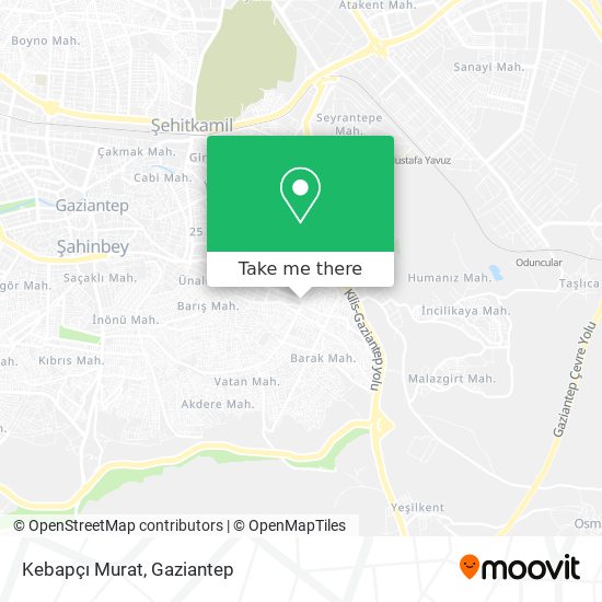 Kebapçı Murat map