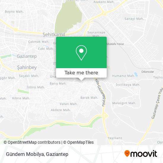 Gündem Mobilya map