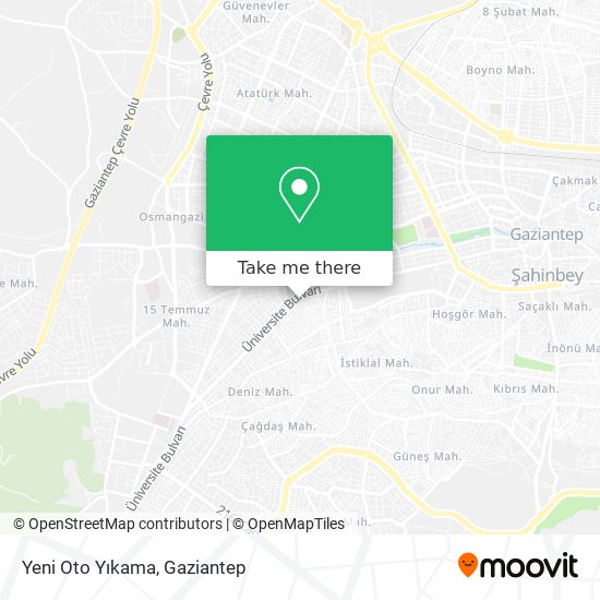 Yeni Oto Yıkama map