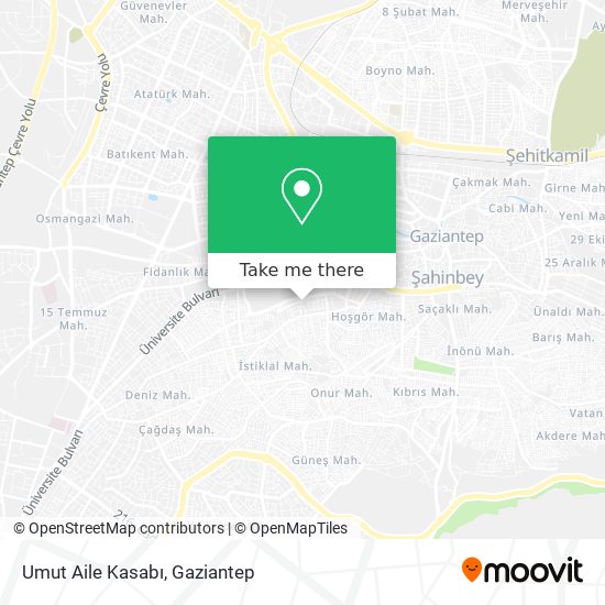 Umut Aile Kasabı map