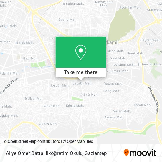 Aliye Ömer Battal İlköğretim Okulu map