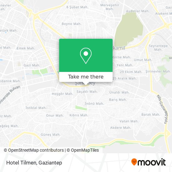 Hotel Tilmen map