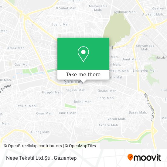 Neşe Tekstil Ltd.Şti. map