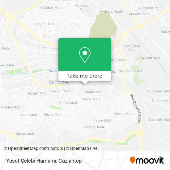 Yusuf Çelebi Hamamı map