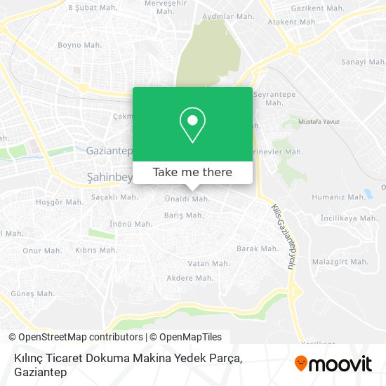 Kılınç Ticaret Dokuma Makina Yedek Parça map