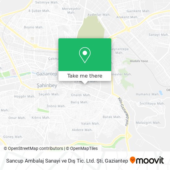 Sancup Ambalaj Sanayi ve Dış Tic. Ltd. Şti map