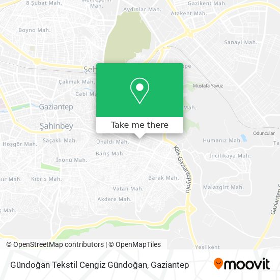 Gündoğan Tekstil Cengiz Gündoğan map