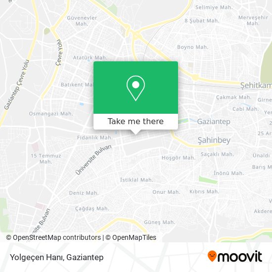 Yolgeçen Hanı map