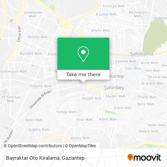 Bayraktar Oto Kiralama map