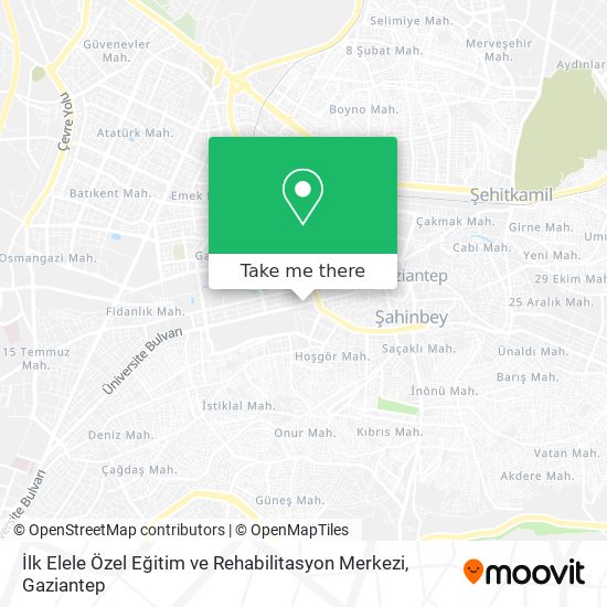 İlk Elele Özel Eğitim ve Rehabilitasyon Merkezi map