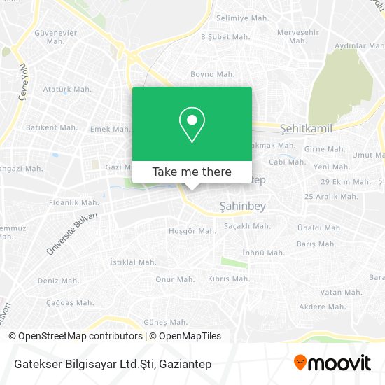 Gatekser Bilgisayar Ltd.Şti map