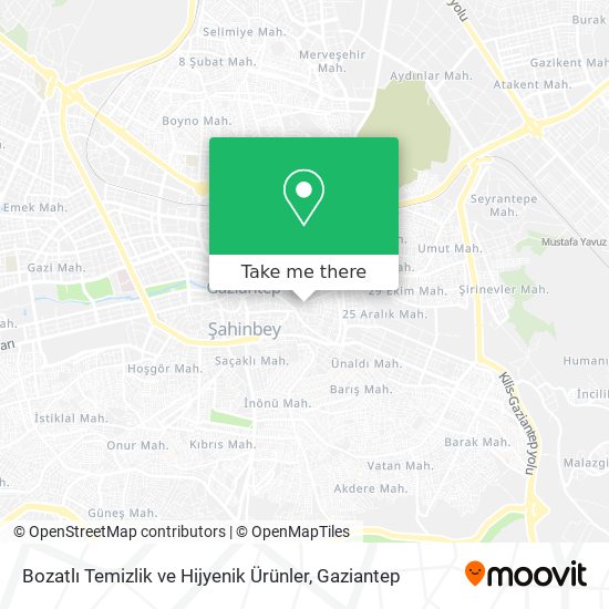 Bozatlı Temizlik ve Hijyenik Ürünler map