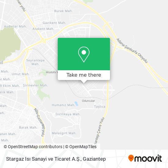 Stargaz Isı Sanayi ve Ticaret A.Ş. map