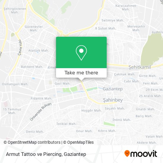 Armut Tattoo ve Piercing map