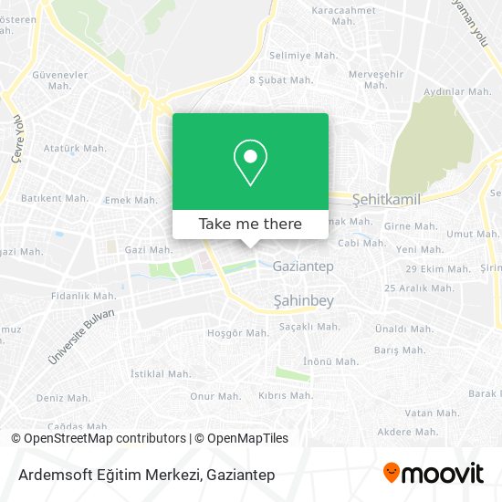 Ardemsoft Eğitim Merkezi map