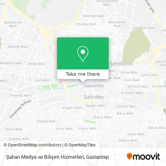 Şahan Medya ve Bilişim Hizmetleri map