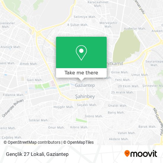 Gençlik 27 Lokali map