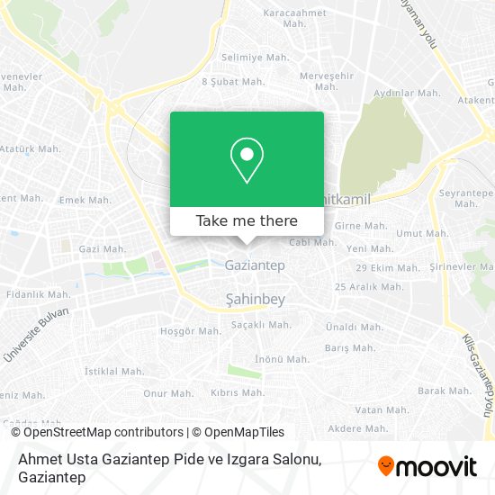 Ahmet Usta Gaziantep Pide ve Izgara Salonu map