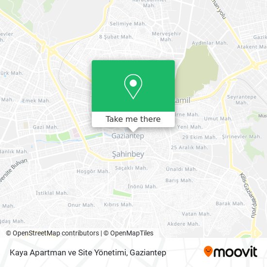 Kaya Apartman ve Site Yönetimi map