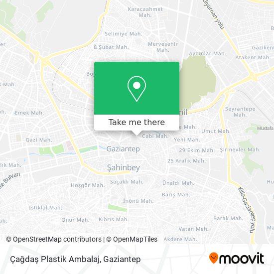 Çağdaş Plastik Ambalaj map