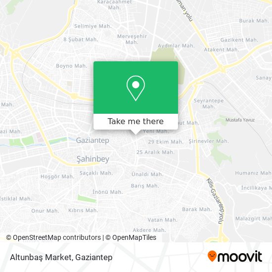 Altunbaş Market map