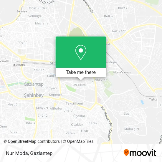 Nur Moda map