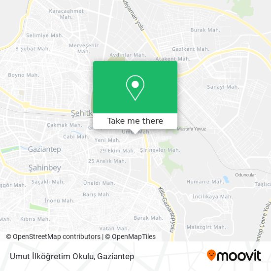 Umut İlköğretim Okulu map