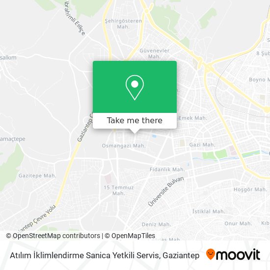 Atılım İklimlendirme Sanica Yetkili Servis map