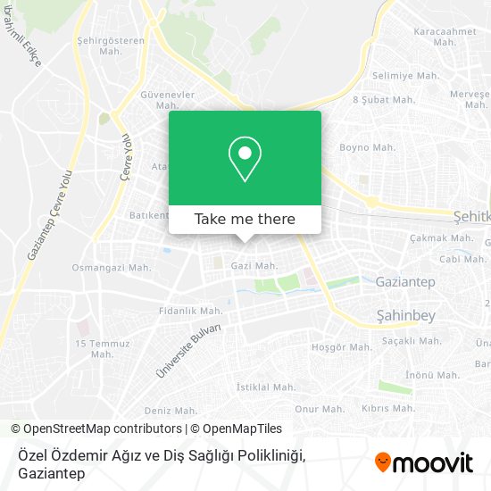 Özel Özdemir Ağız ve Diş Sağlığı Polikliniği map