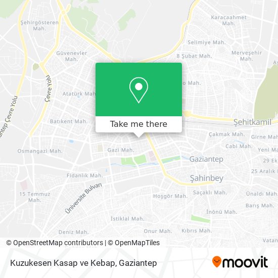 Kuzukesen Kasap ve Kebap map