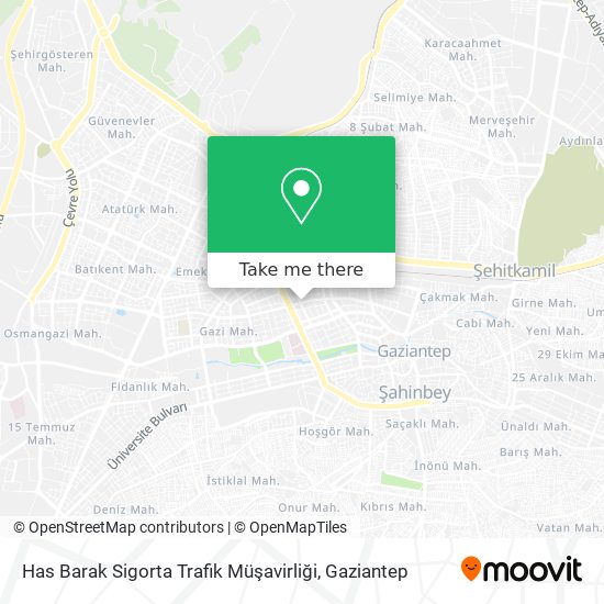 Has Barak Sigorta Trafik Müşavirliği map