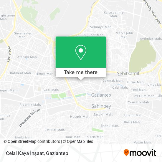 Celal Kaya İnşaat map