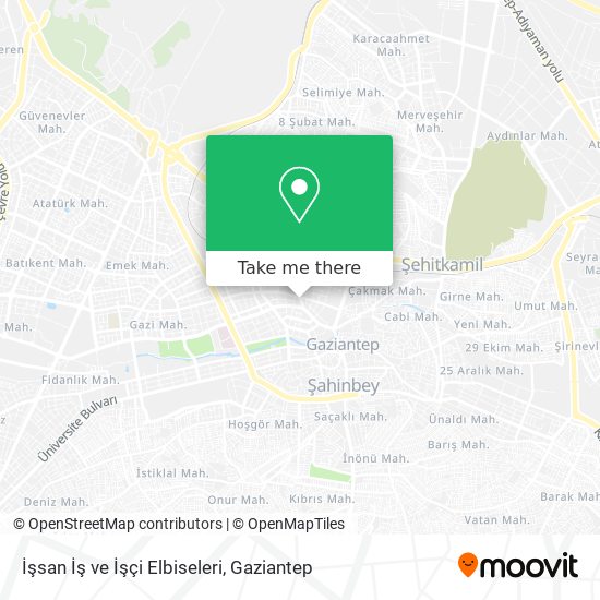 İşsan İş ve İşçi Elbiseleri map
