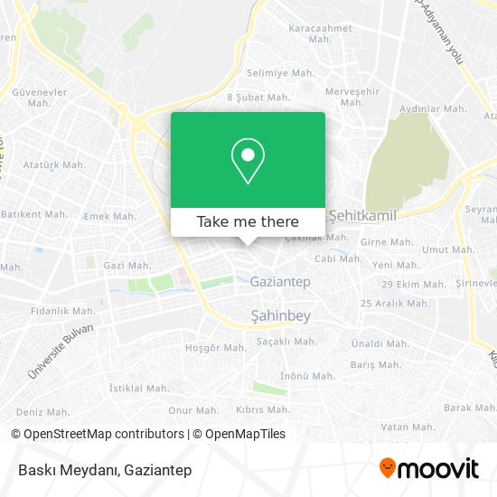 Baskı Meydanı map