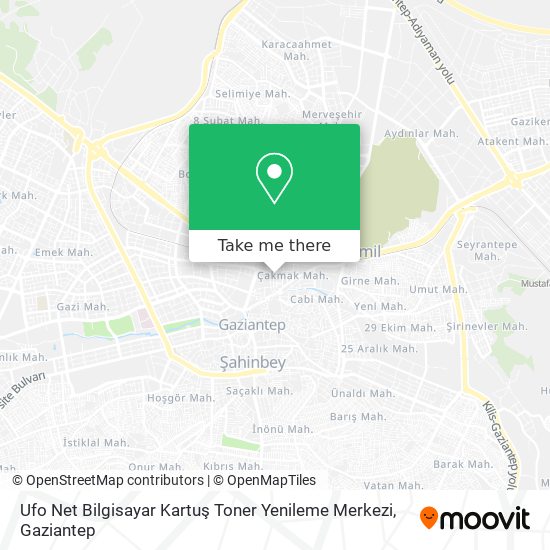 Ufo Net Bilgisayar Kartuş Toner Yenileme Merkezi map