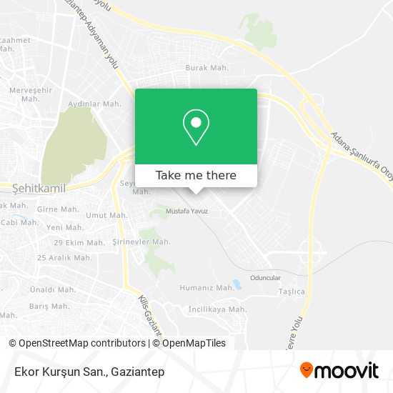 Ekor Kurşun San. map