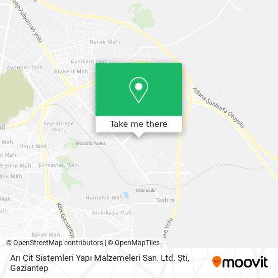 Arı Çit Sistemleri Yapı Malzemeleri San. Ltd. Şti map